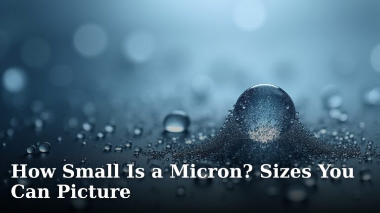 How Small Is a Micron? Sizes You Can Picture