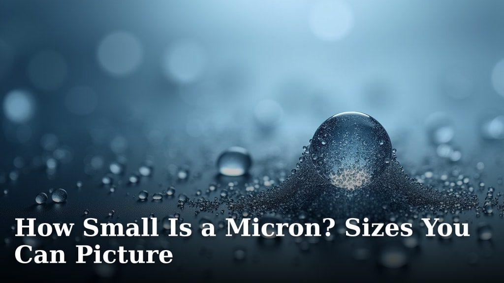 How Small Is a Micron? Sizes You Can Picture