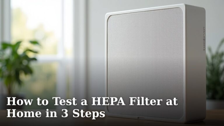 How to Test a HEPA Filter at Home in 3 Steps