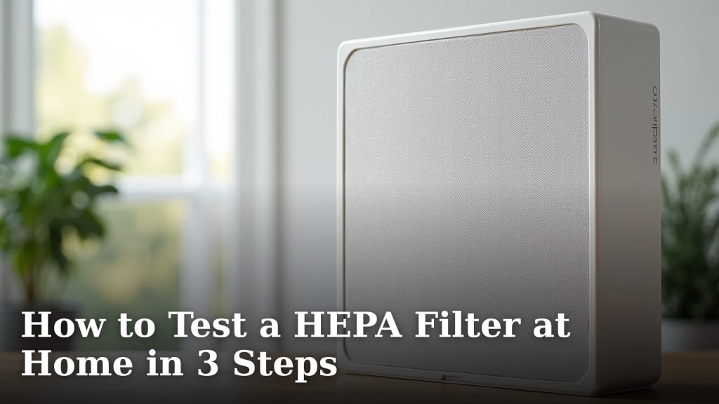 How to Test a HEPA Filter at Home in 3 Steps