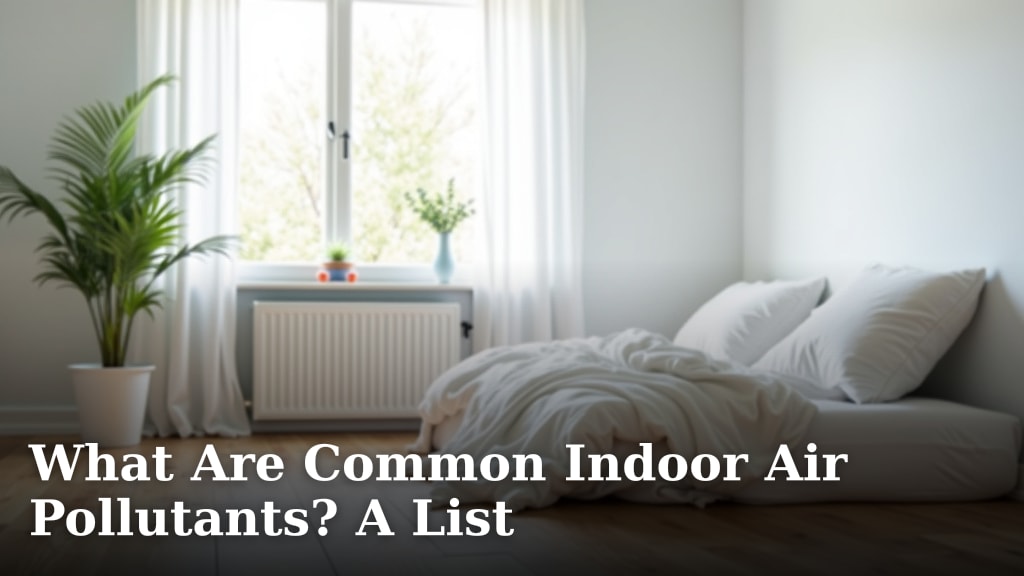 What Are Common Indoor Air Pollutants? A List