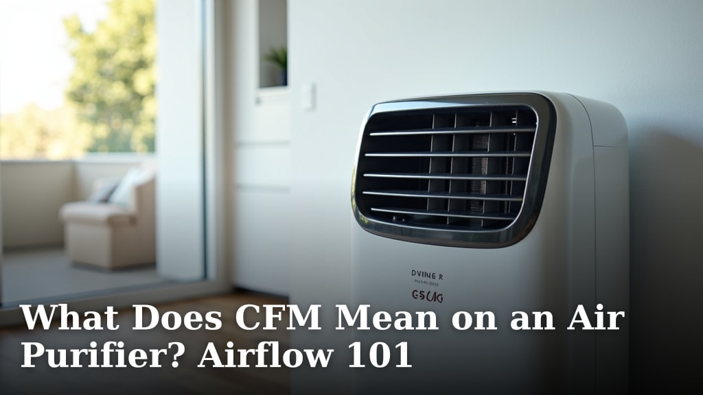 What Does CFM Mean on an Air Purifier? Airflow 101