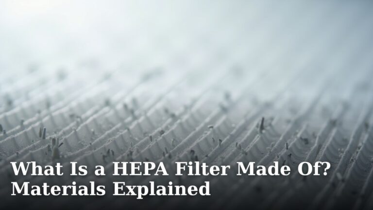 What Is a HEPA Filter Made Of? Materials Explained