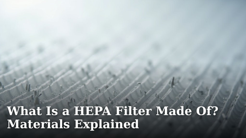 What Is a HEPA Filter Made Of? Materials Explained