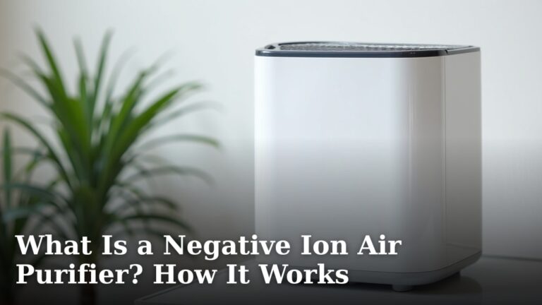 What Is a Negative Ion Air Purifier? How It Works